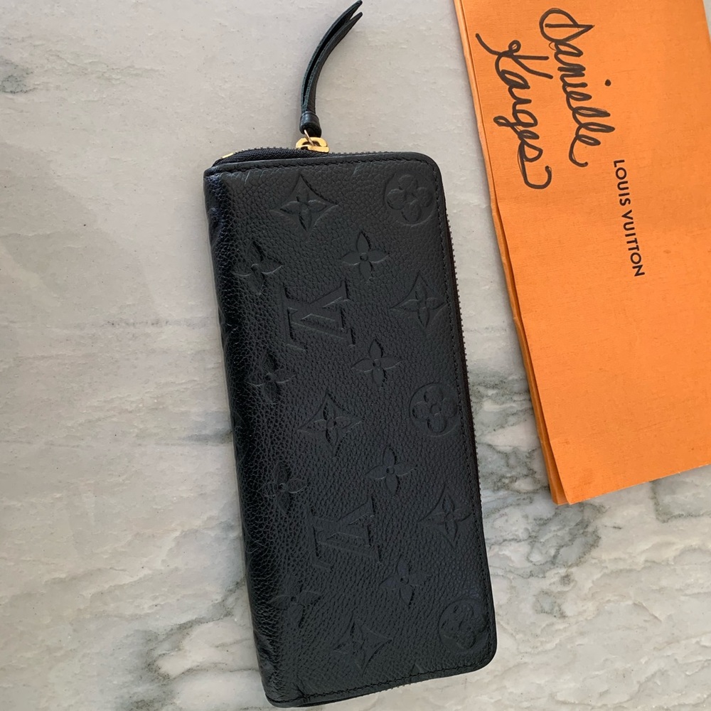 Sold Louis Vuitton Empreinte Noir Clemence wallet - Picture 2 of 14